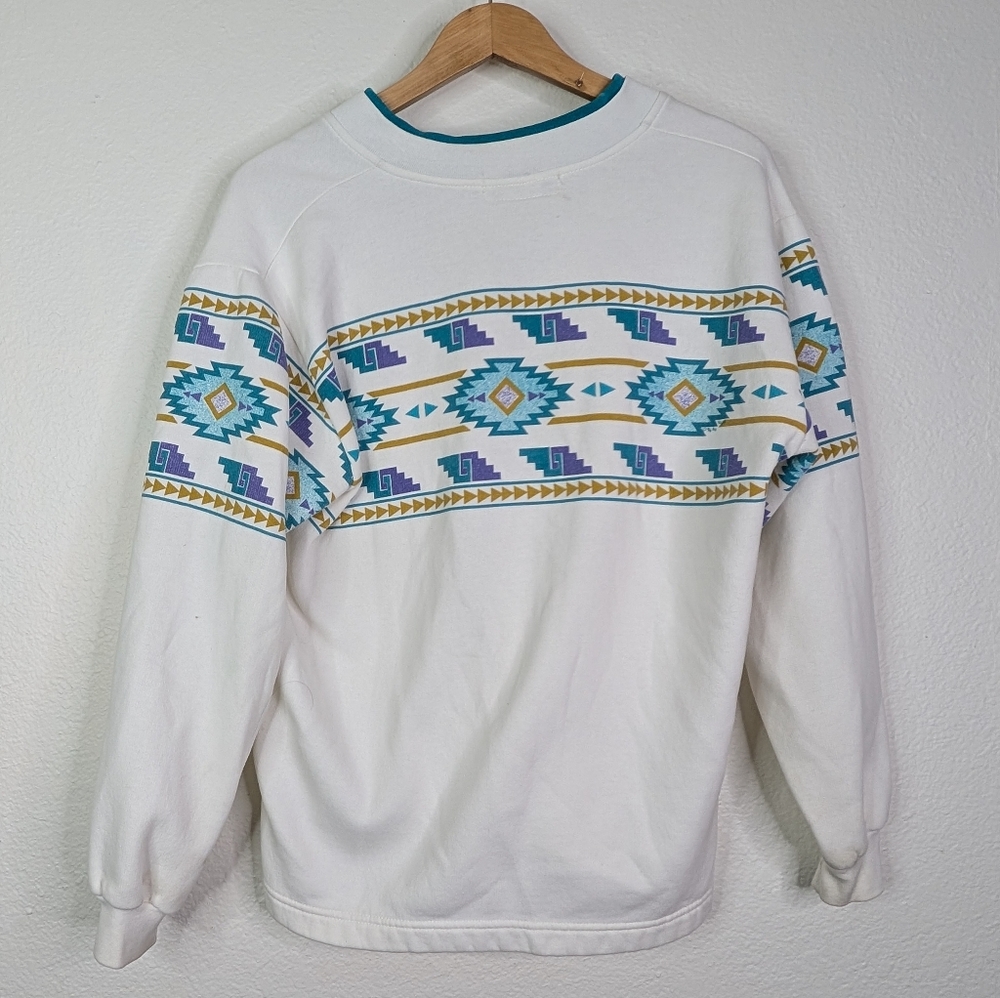 Vintage Orvis Sportswear Aztec Button Up Sweater